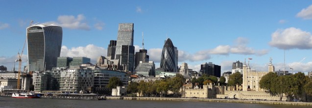 City of London from river